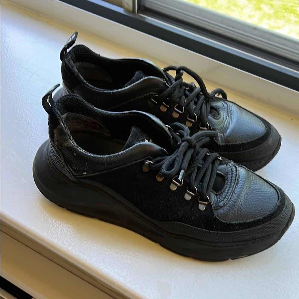 Baldinini Black Chunky Athletic Shoes